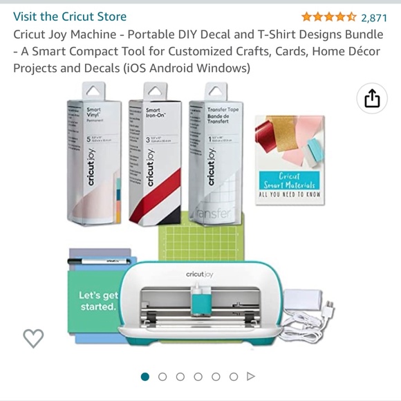 Cricut Joy Machine And Start Up Items